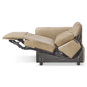 Alta Leather Left Arm Power Motion Chair