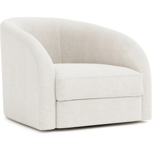 Plush Terra Fabric Swivel Chair