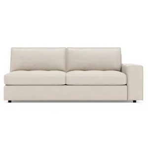 Nest Leather Right Arm Loveseat