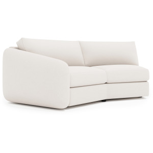 Soleil Fabric Left Arm Loveseat