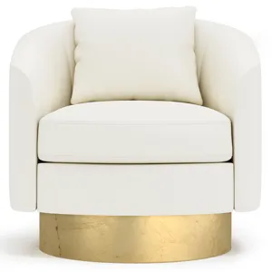 Camino Leather Swivel Chair