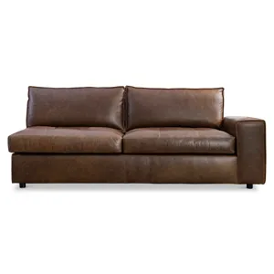 Nest Leather Right Arm Loveseat