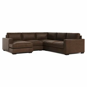 Dawkins Leather Sectional