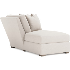Ventura Fabric Left Arm Bumper Chaise