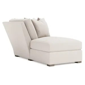 Ventura Fabric Left Arm Bumper Chaise
