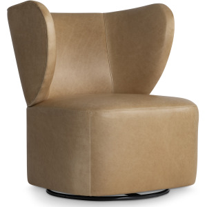 Oliver Leather Swivel Chair