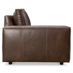 Nest Leather Left Arm Loveseat