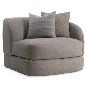 Sylvio Fabric Right Arm Chair