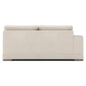 Lars Leather Left Arm Loveseat