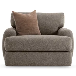 Plush Cameron Fabric Swivel Chair