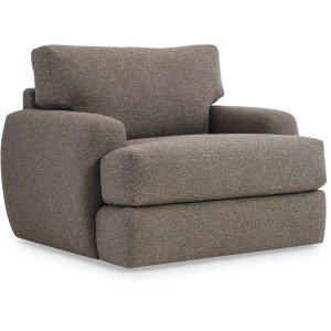 Plush Cameron Fabric Swivel Chair