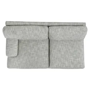 Plush Serena Fabric Left Arm Loveseat
