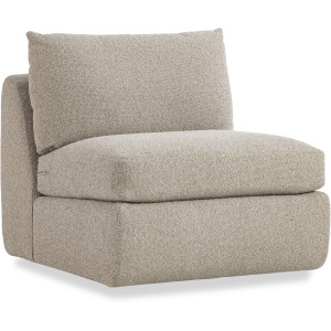 Plush Jules Fabric Armless Chair