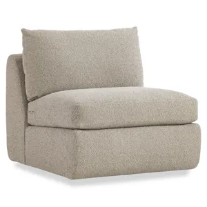 Plush Jules Fabric Armless Chair