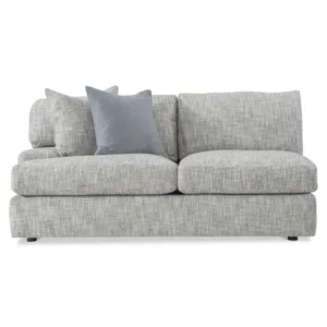 Plush Serena Fabric Left Arm Loveseat