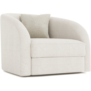 Plush Terra Fabric Swivel Chair