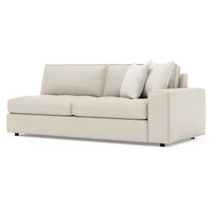 Nest Leather Right Arm Loveseat