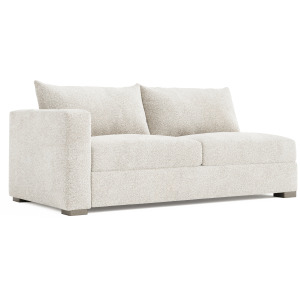 Helena Fabric Left Arm Loveseat