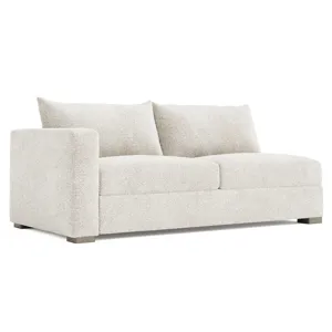 Helena Fabric Left Arm Loveseat
