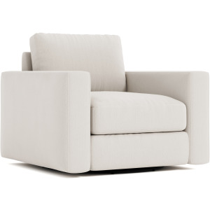 Plush Dawkins Fabric Swivel Chair
