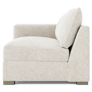 Helena Fabric Left Arm Loveseat