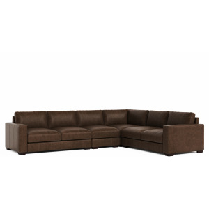 Dawkins Leather Sectional