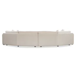 Plush Soleil Fabric Sectional