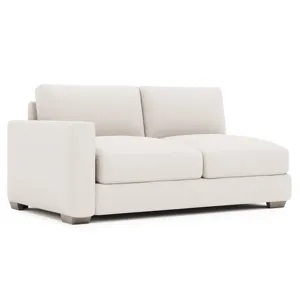 Dawkins Fabric Left Arm Loveseat