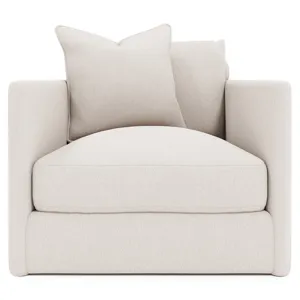 Plush Rory Fabric Swivel Chair