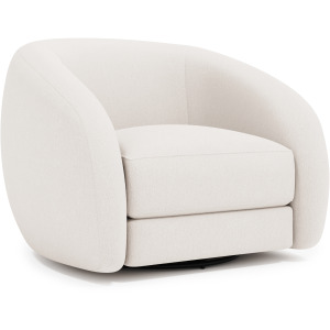 Plush Austen Fabric Swivel Chair