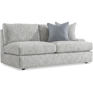 Plush Serena Fabric Right Arm Loveseat