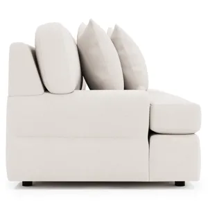 Serena Fabric Left Arm Loveseat