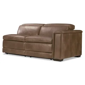 Lioni Leather Right Arm Power Motion Loveseat