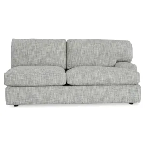 Plush Serena Fabric Right Arm Loveseat
