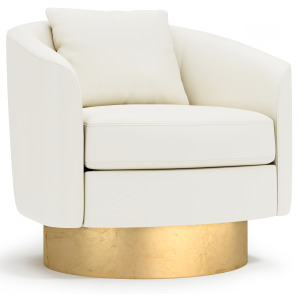 Camino Leather Swivel Chair