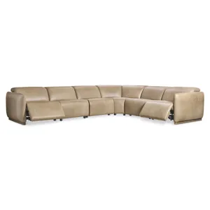 Alta Leather Power Motion Sectional