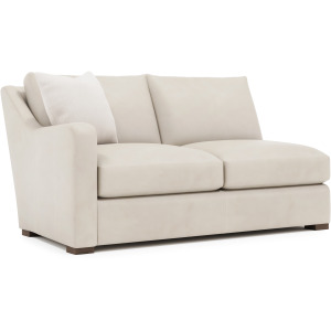 Ventura Leather Left Arm Loveseat