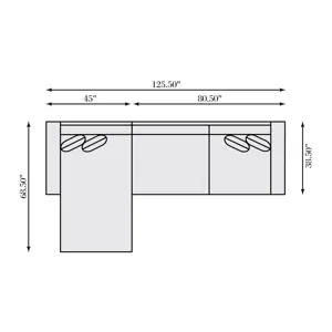Plush Nest Fabric Sectional
