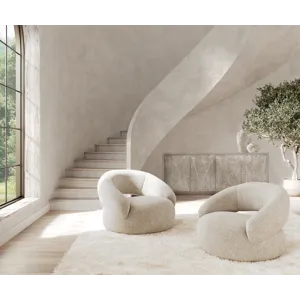 Cleo Fabric Swivel Chair