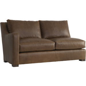 Ventura Leather Left Arm Loveseat