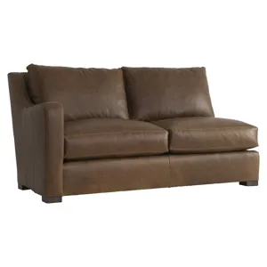 Ventura Leather Left Arm Loveseat