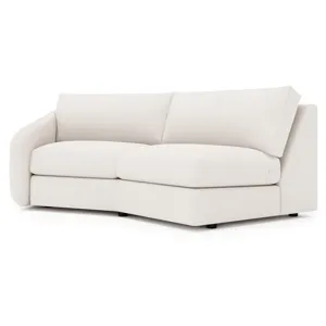 Soleil Fabric Left Arm Loveseat