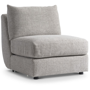 Moretti Fabric Armless Chair