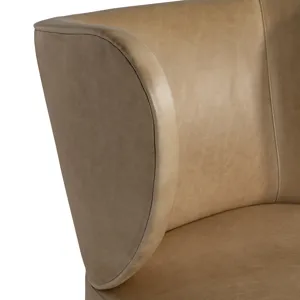 Oliver Leather Swivel Chair