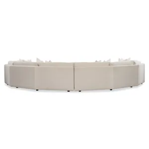 Plush Soleil Fabric Sectional