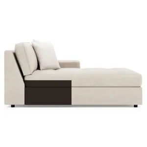 Nest Leather Right Arm Chaise