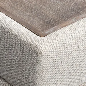 Vista Fabric Ottoman