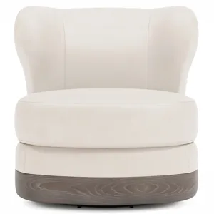 Beck Leather Swivel Chair