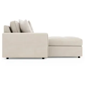 Nest Leather Left Arm Chaise