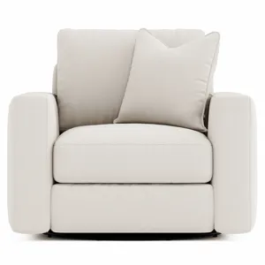 Plush Dawkins Fabric Swivel Chair